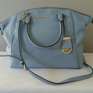 Michael Kors Pebble Leather Satchel